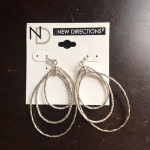 Silver earrings